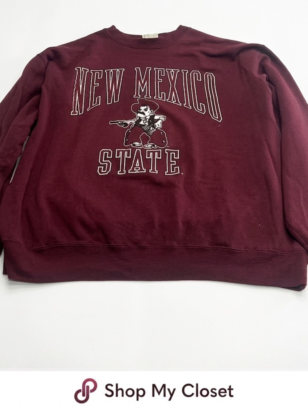 Vintage 90s New Mexico State Aggies Crewneck Sweatshirt XL Made in USA NMSU